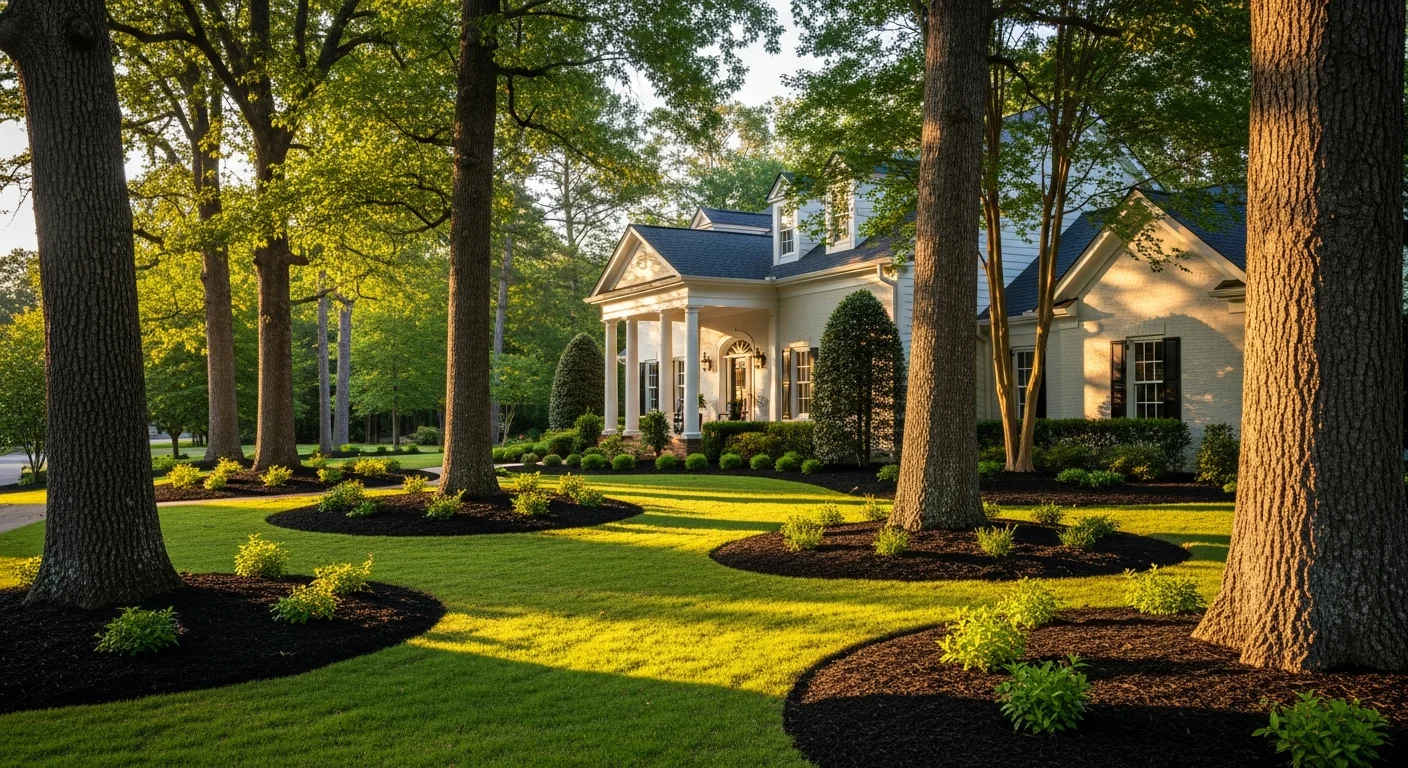 Residential home in Seneca with mature trees and front porch, typical of upstate South Carolina properties.